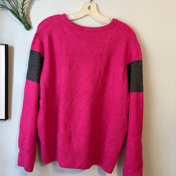 CeCe Pink and Gray SKI Sweater - Picture 5 of 5